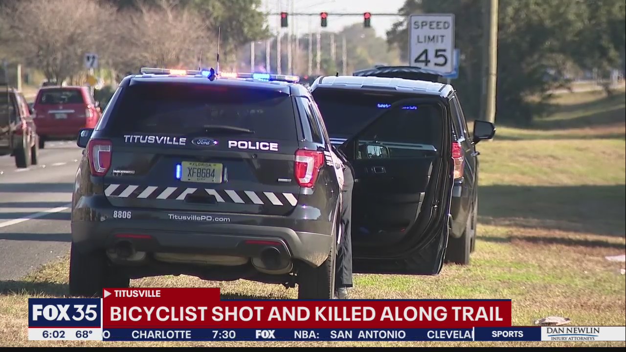 Suspect sought after man fatally shot on Titusville bike trail