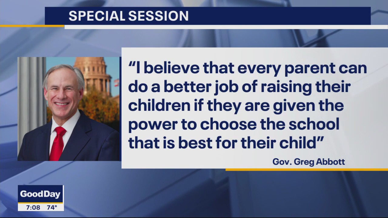 Abbott to call special session for school choice bill