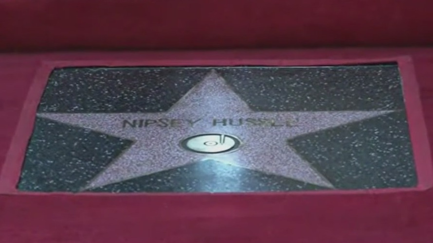 Nipsey Hussle receives posthumous star on Hollywood Walk of Fame