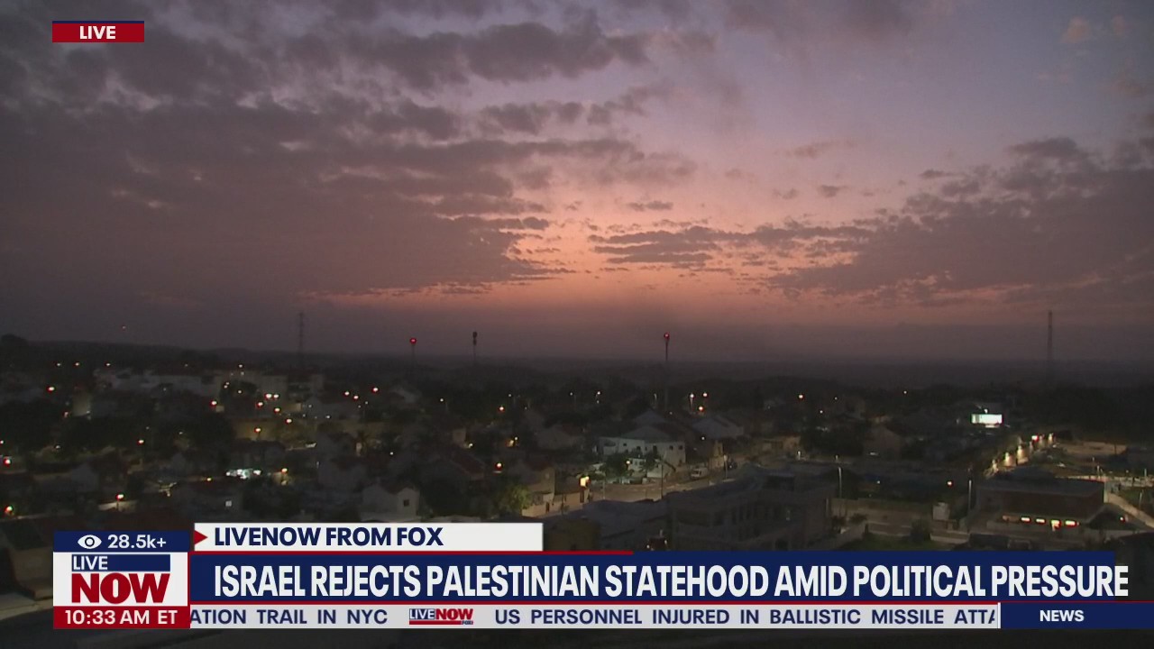 Netanyahu rejects Palestinian statehood