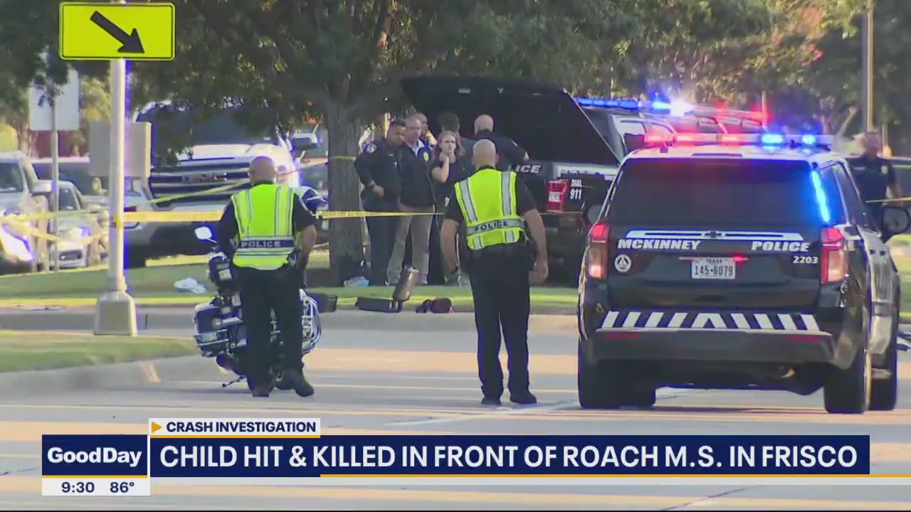 Child hit and killed near Frisco middle school