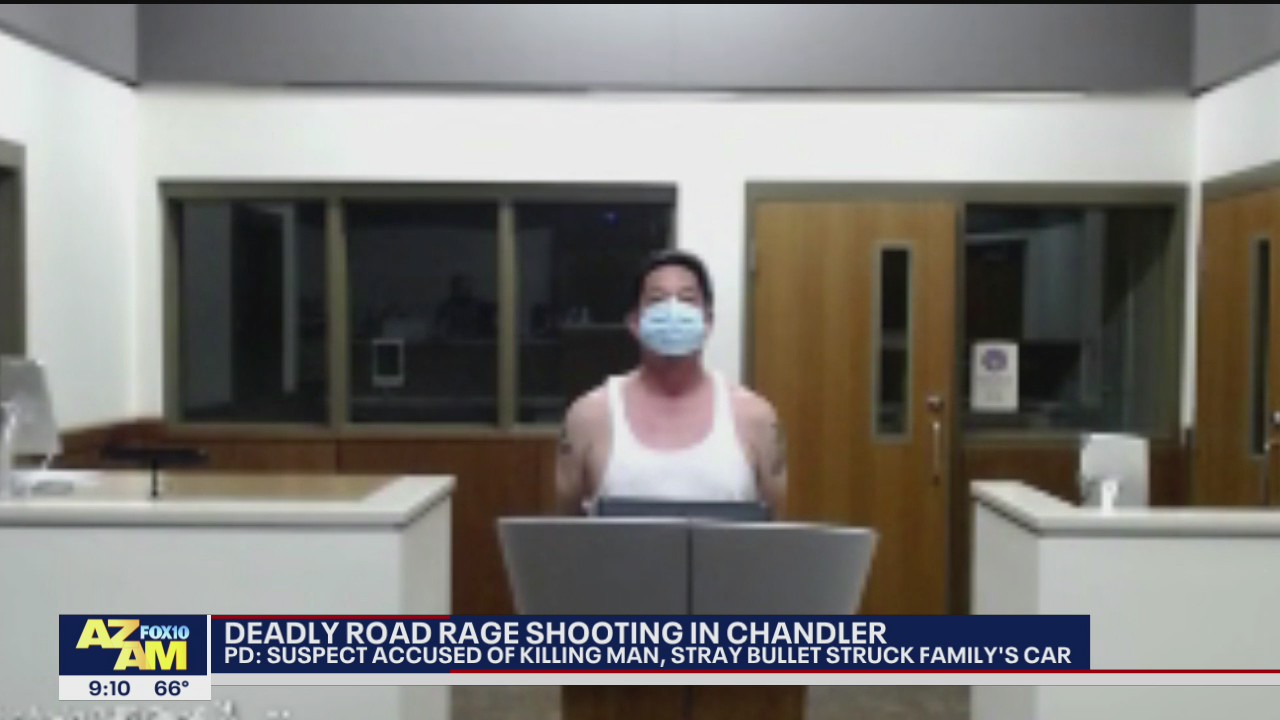Chandler road rage suspect kills man, stray bullet pierces family's car: police