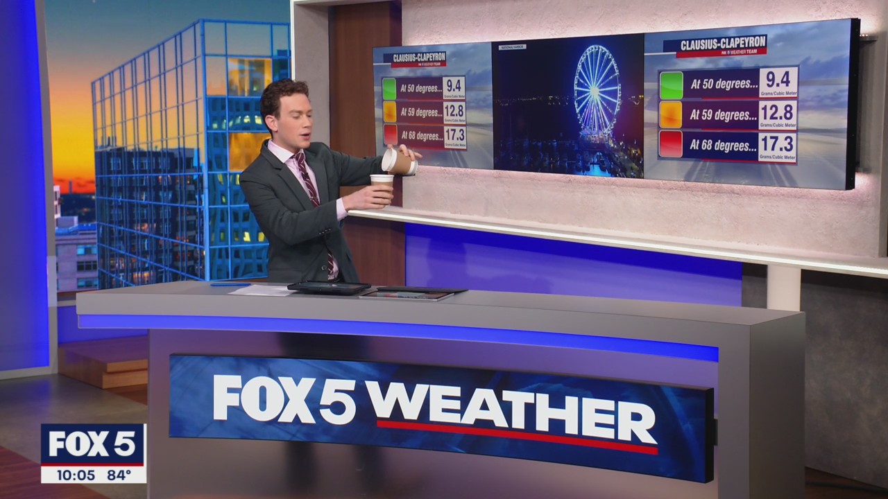 It's hot...but where is it cool right now, and what is dew point?