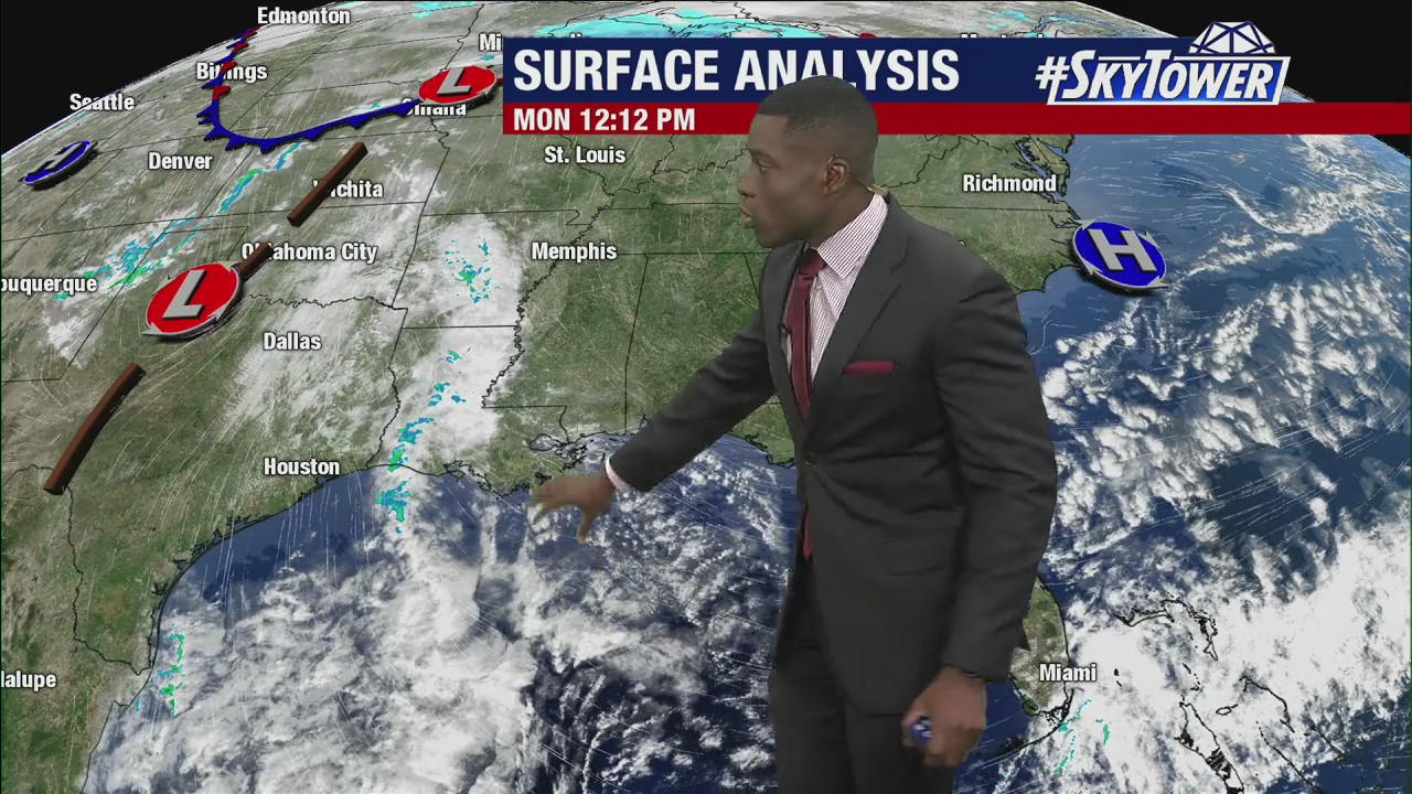 Monday afternoon forecast