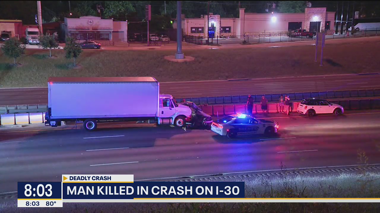 Man killed in hit-and-run crash on I-30 in Dallas
