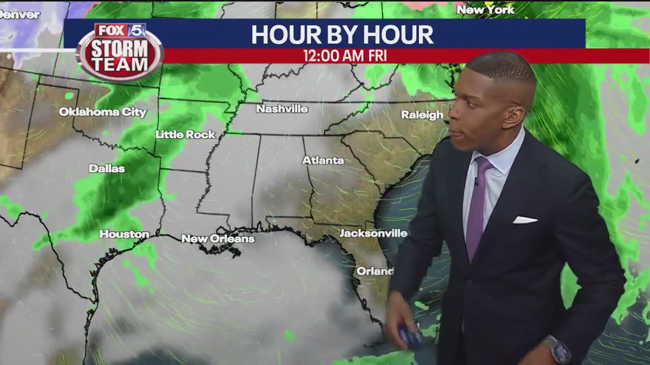 Weekend weather forecast