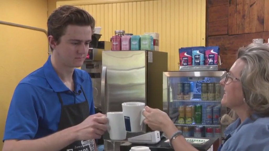 Mother's Day at Cedar Creek Settlement Shops, mom and son team up