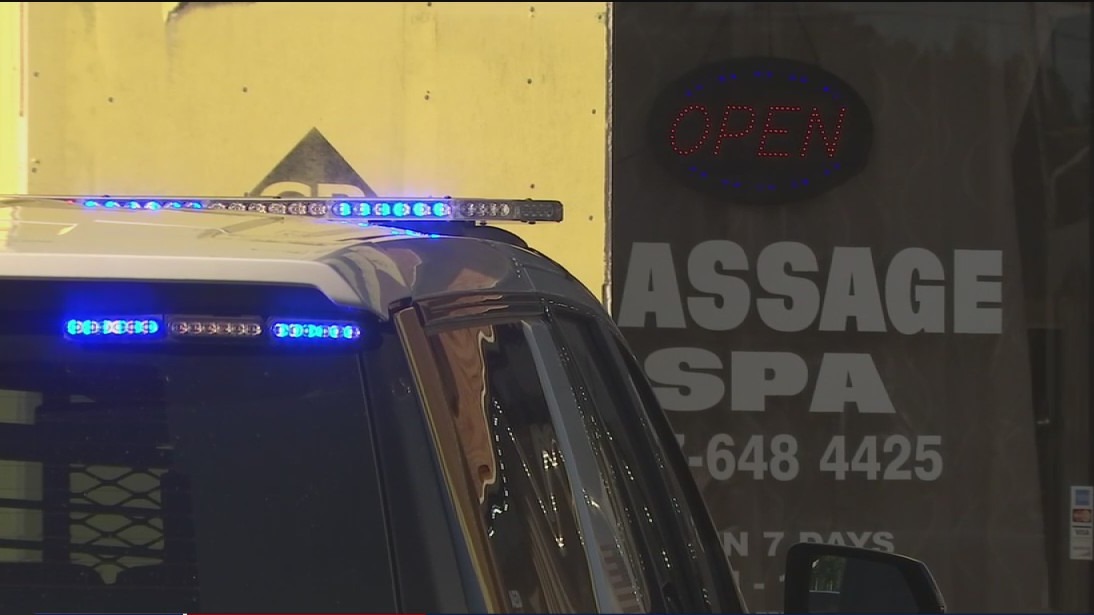 Midday update: Massage parlor site of prostitution ring