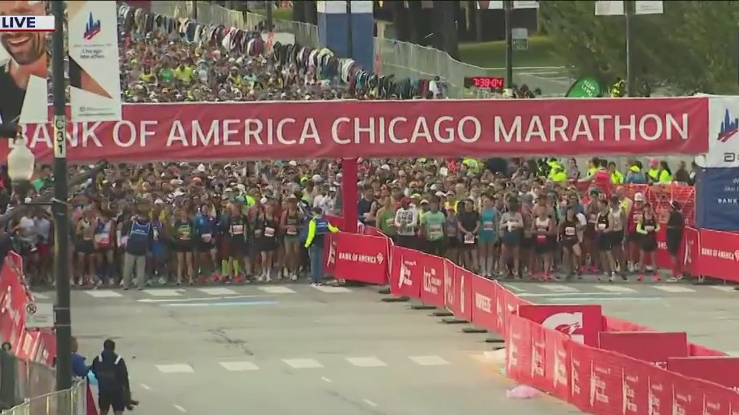 45th annual Bank of America Chicago Marathon kicks off downtown