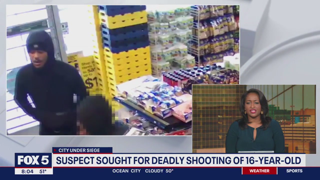 Suspect sought in deadly shooting of 16-year-old
