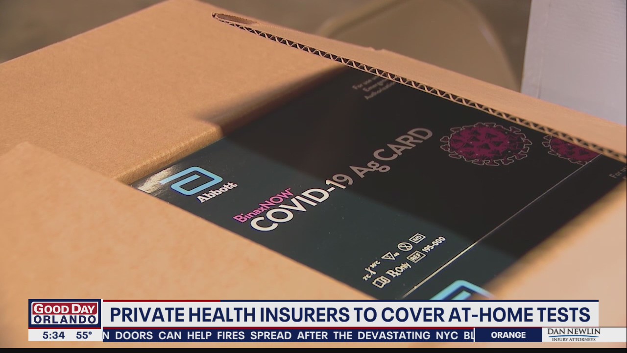 Private health insurers to cover at-home COVID tests