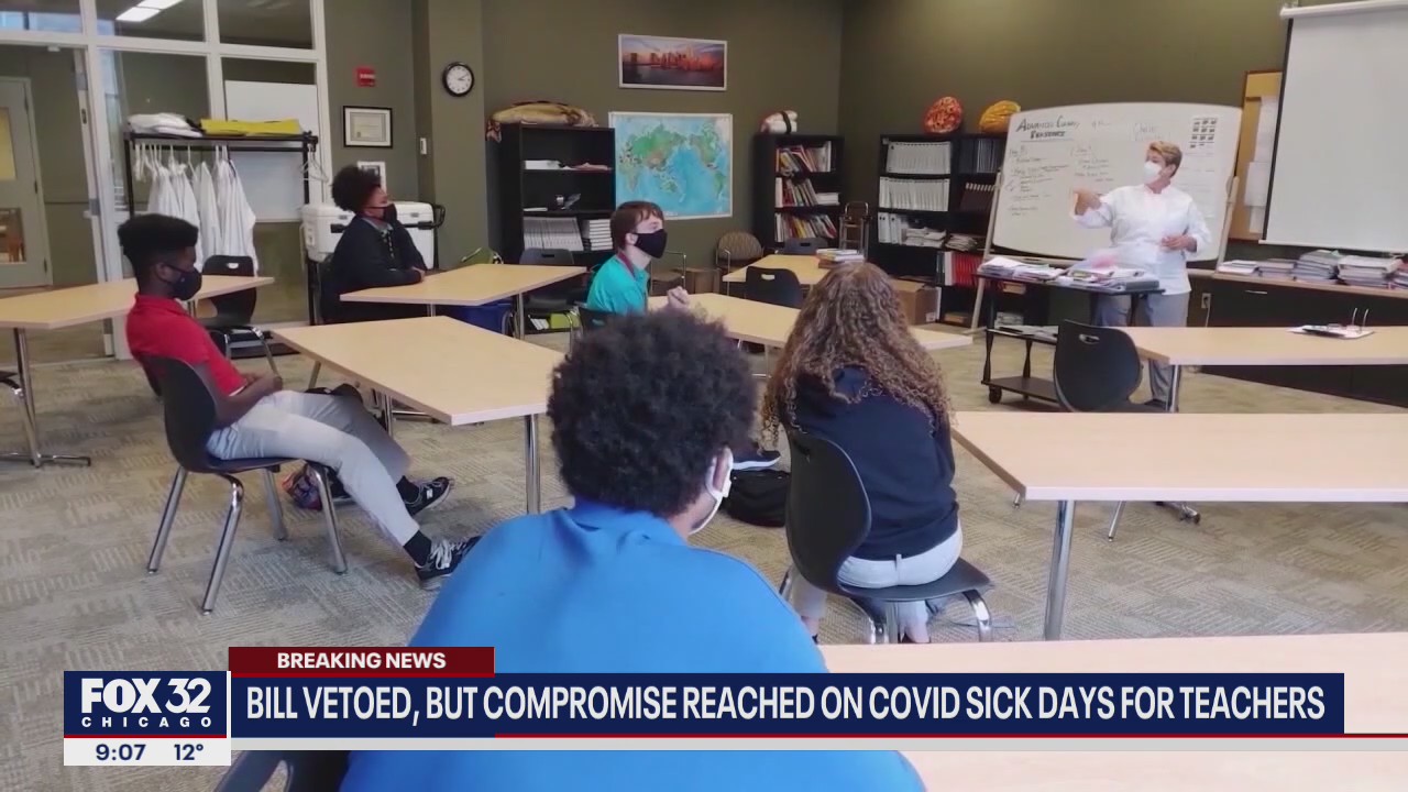 Bill vetoed, but compromise reached on COVID sick days for teachers