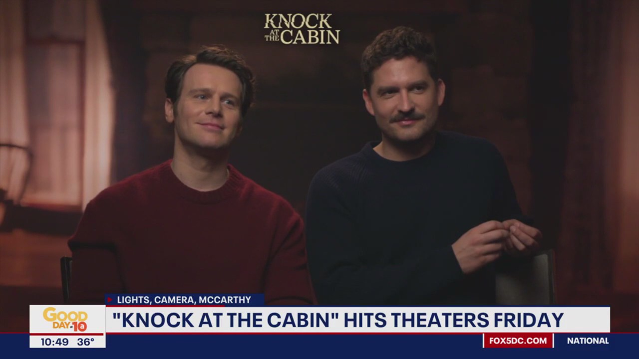 Jonathan Groff, Ben Aldridge talk "Knock at the Cabin"