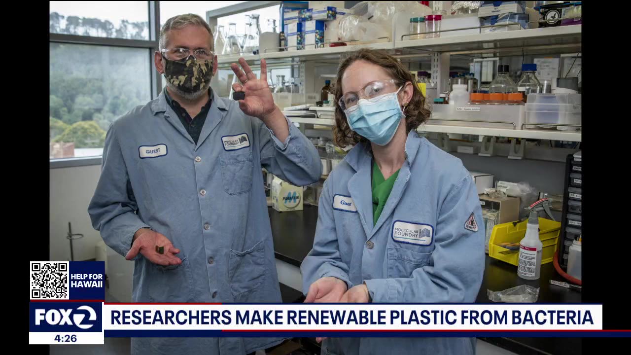 Researchers at Berkeley Lab make renewable, recyclable plastics using bacteria