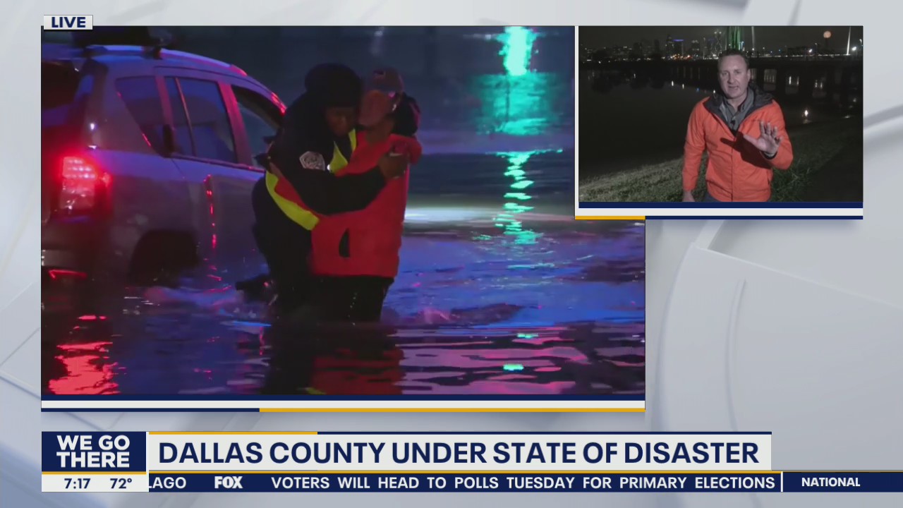 FOX Weather Correspondent details moment he saved woman from flooding in Dallas
