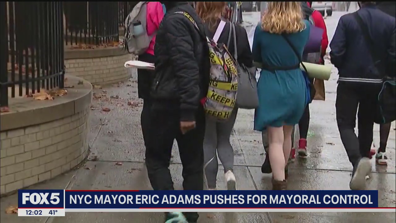Adams pushes for schools mayoral control