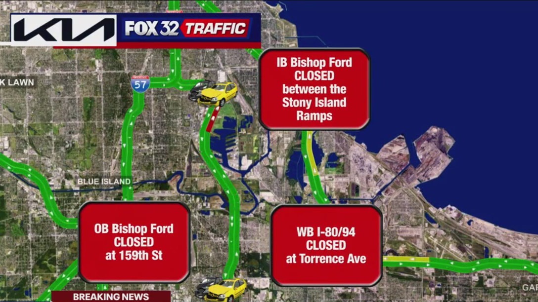 Black ice crashes cause commuters headaches on Chicago-area expressways