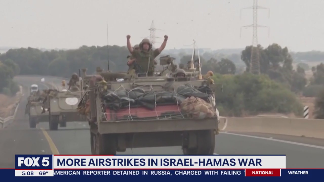 More airstrikes targeting Gaza strip in Israel-Hamas war