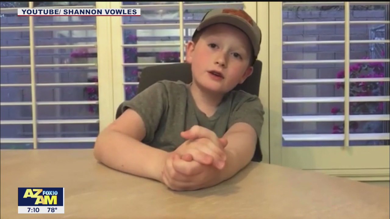 Boy helps Gilbert food bank with jelly shortage