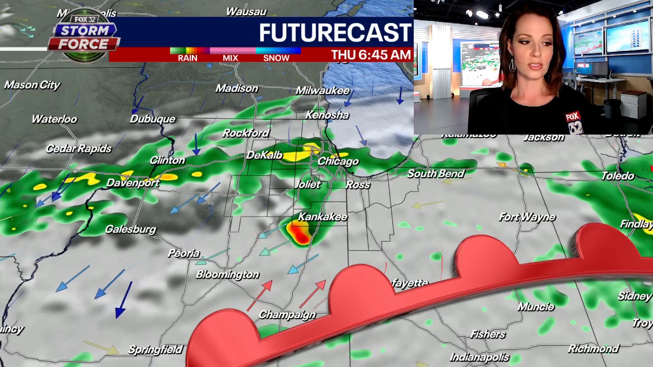 Some parts of Chicagoland could see severe storms tonight