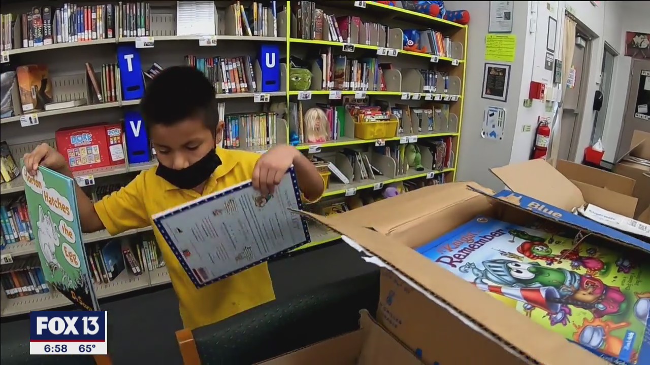 Teen donates thousands of books to underserved children