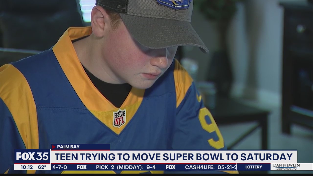 Palm Bay teen pushes for Super Bowl Saturday