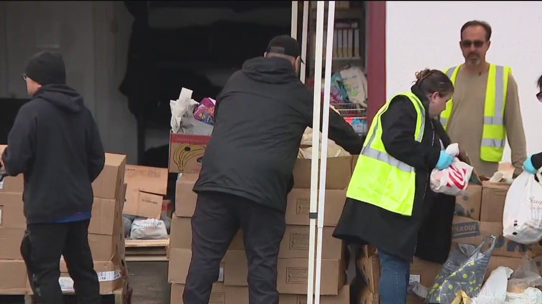 Turkey giveaway event at Livermore church