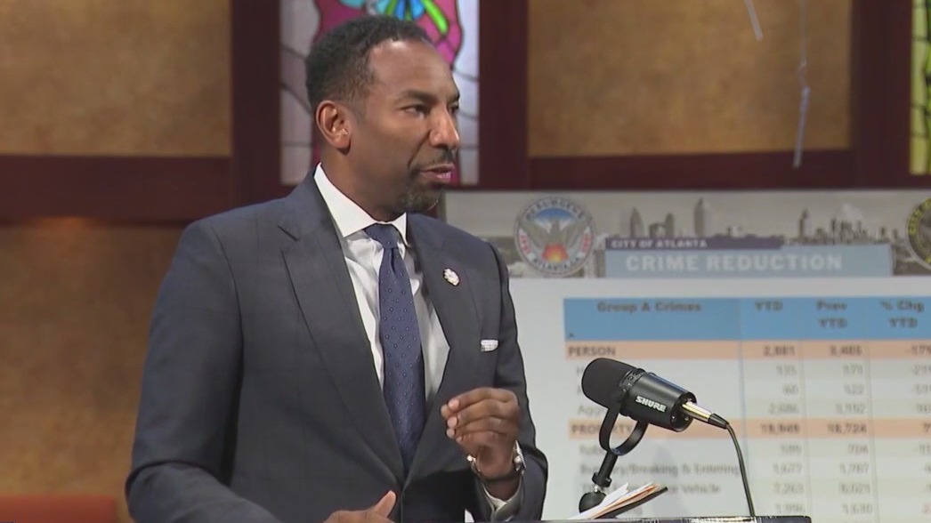 Atlanta mayor talks about reduction in crime