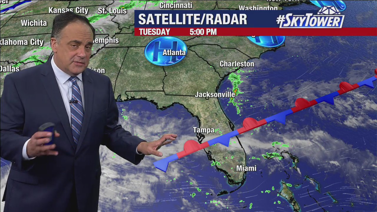 Tuesday evening forecast