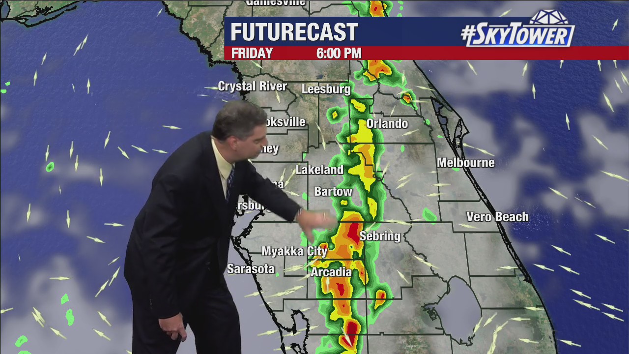 Friday afternoon forecast