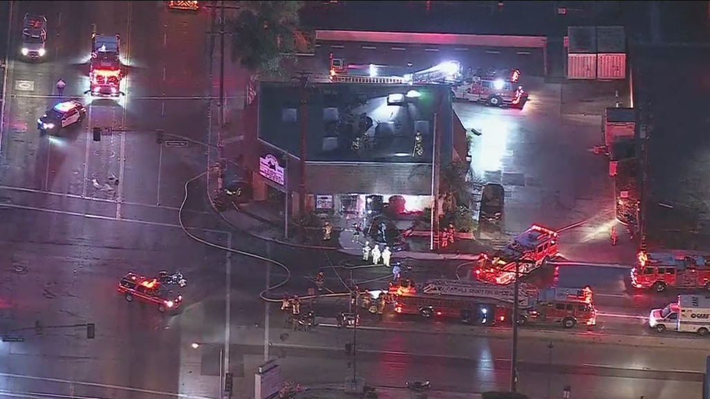 Car crashes into Whittier flower shop