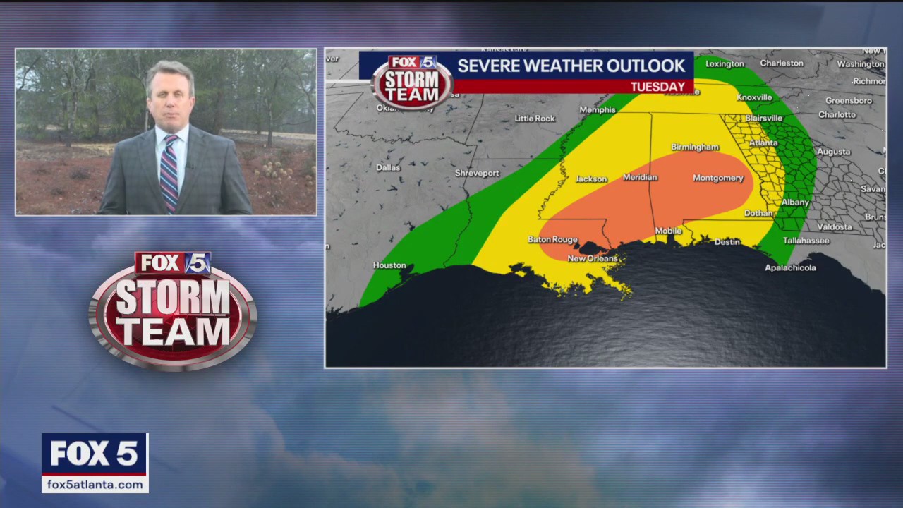 Monday afternoon forecast