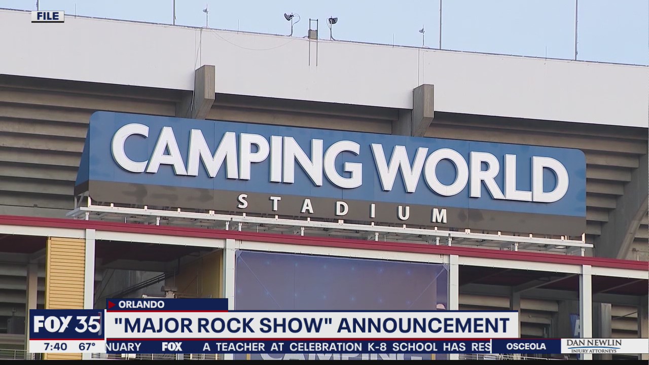 Orlando to announce 'major rock show' coming to Camping World Stadium in 2022