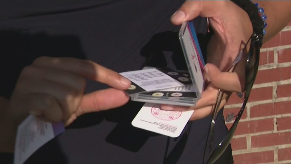 Drink test strips used to screen for date rape drugs at bars and restaurants