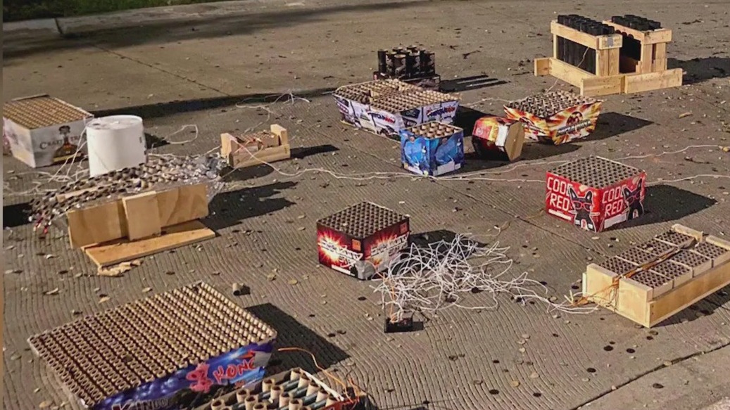 2 arrested in Elmhurst after police discover large cache of illegal fireworks