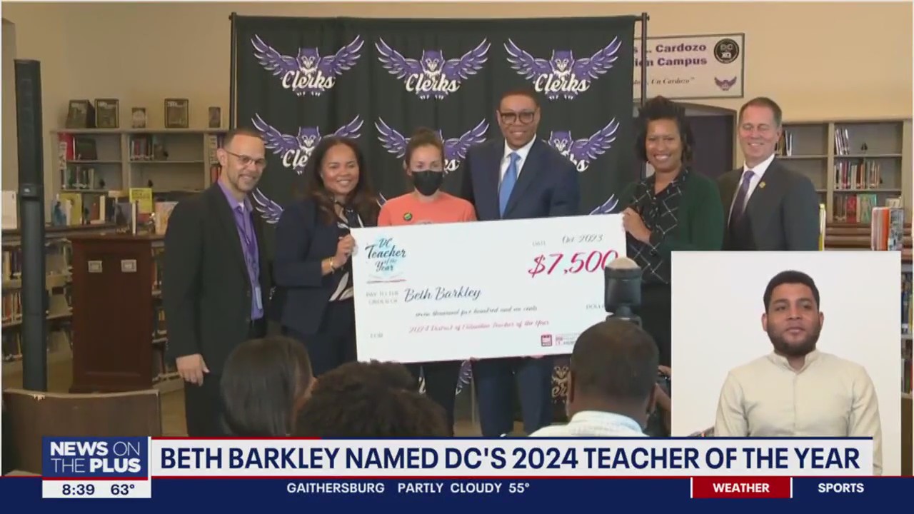Beth Barkley named DC's 2024 Teacher of the Year