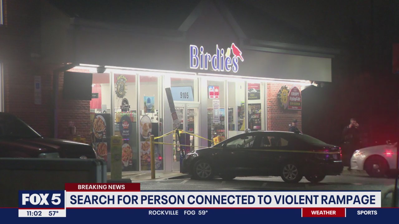 Rampage in Prince George's County: Search for person of interest underway
