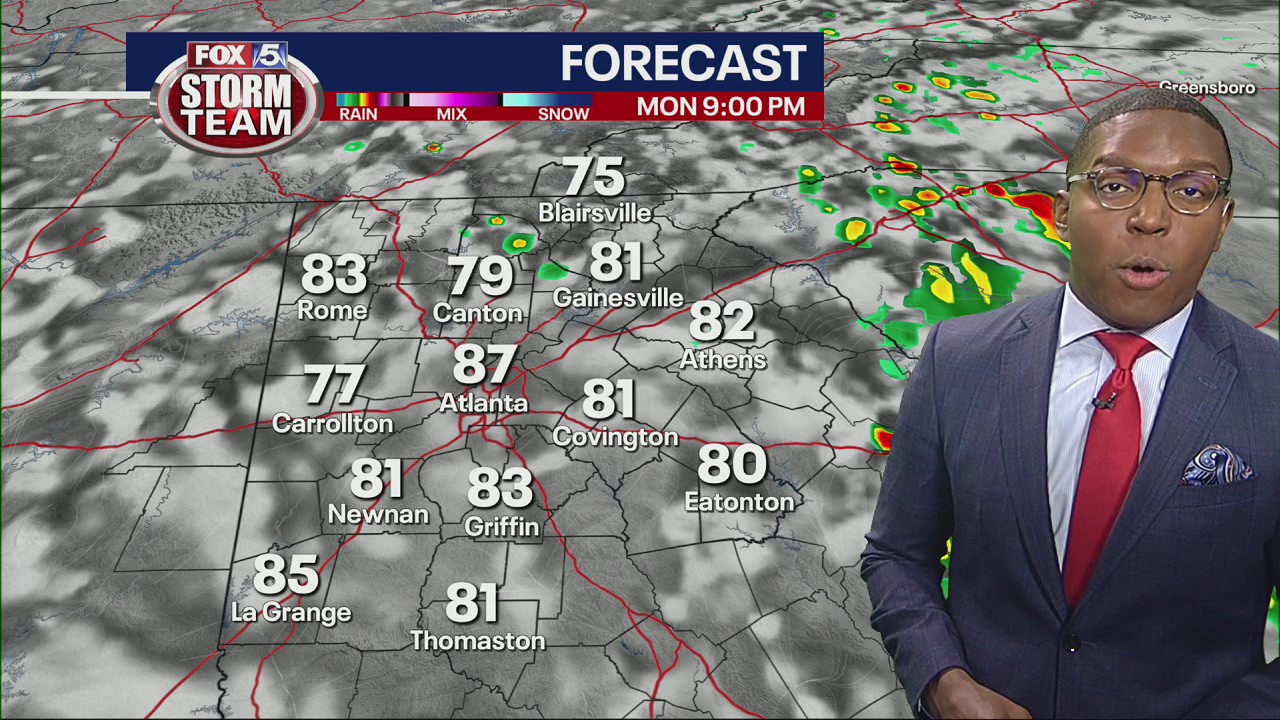 Fourth of July evening forecast