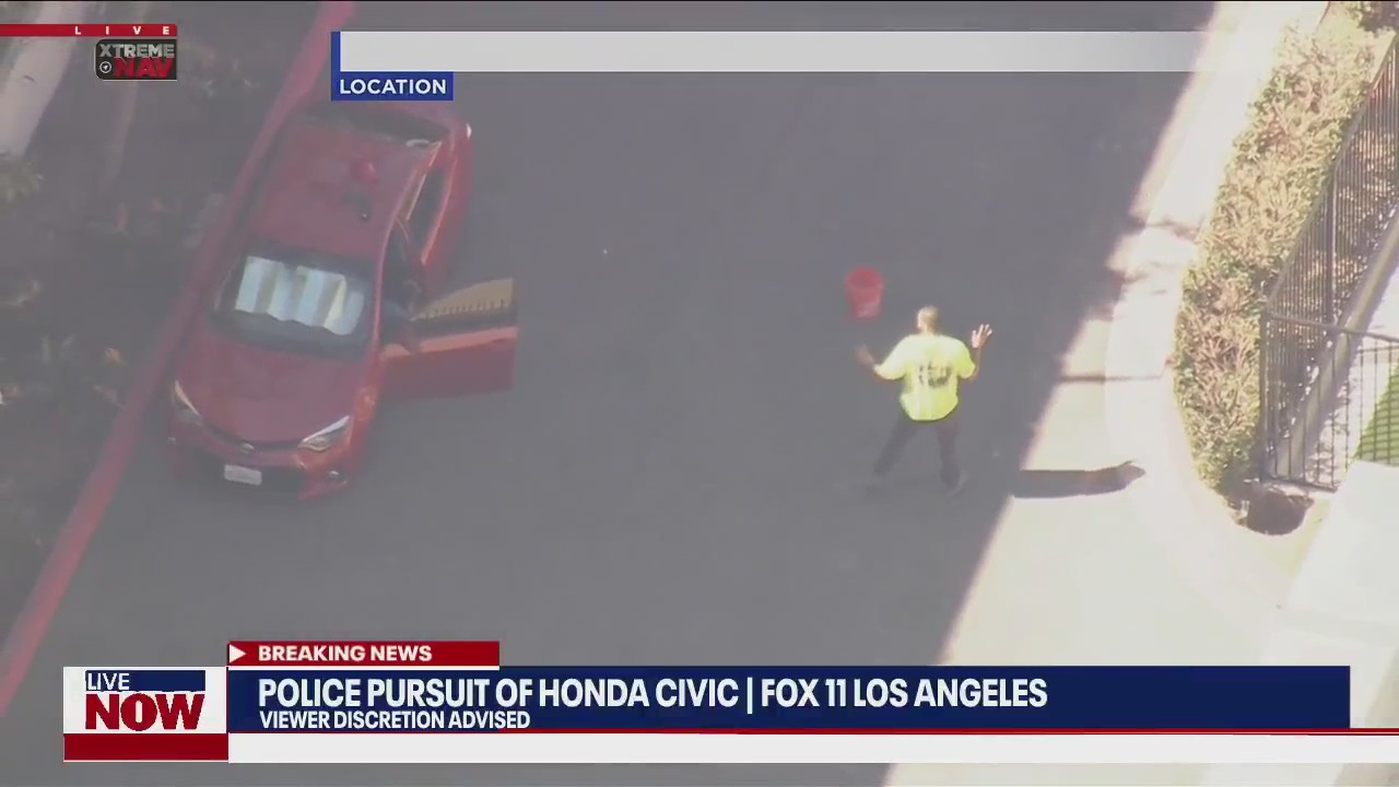 Police chase leads to suspect attempting carjacking