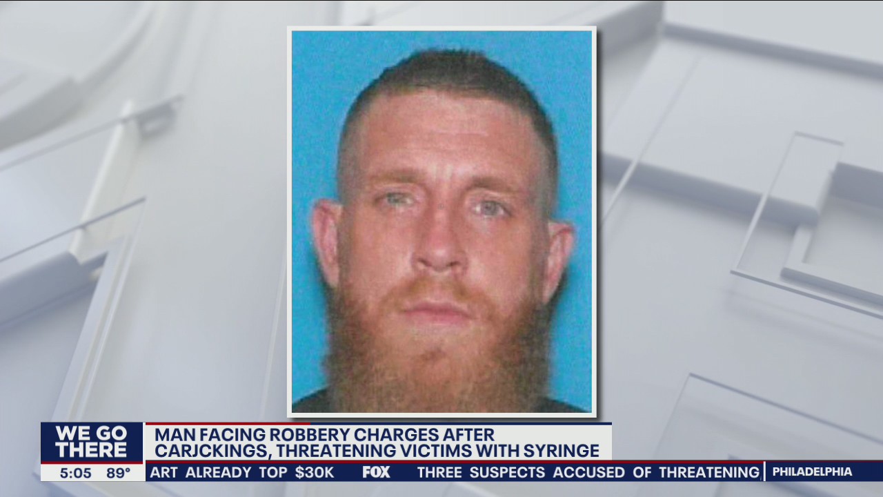 DA: Man charged for threatening to inject women with AIDS, heroin during carjackings in Bucks County