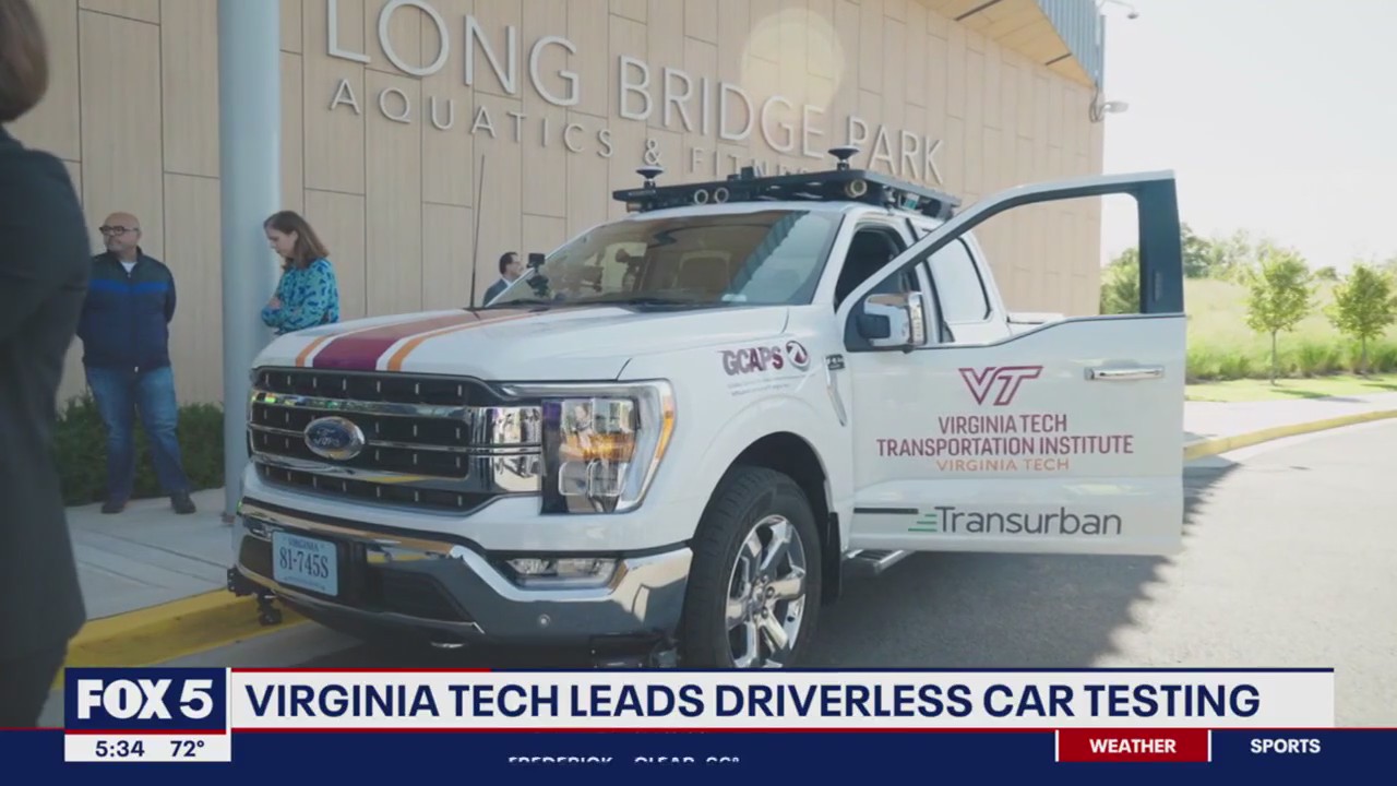 Virginia Tech tests driverless cars