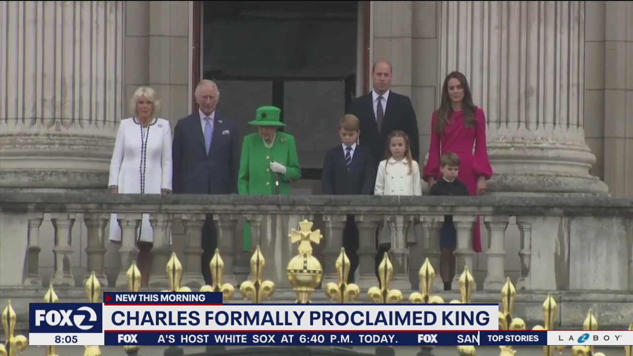 King Charles III ascended to the throne at Saint James's Palace