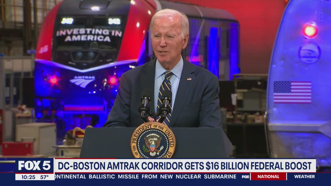 DC-Boston Amtrak corridor gets $16 billion federal boost