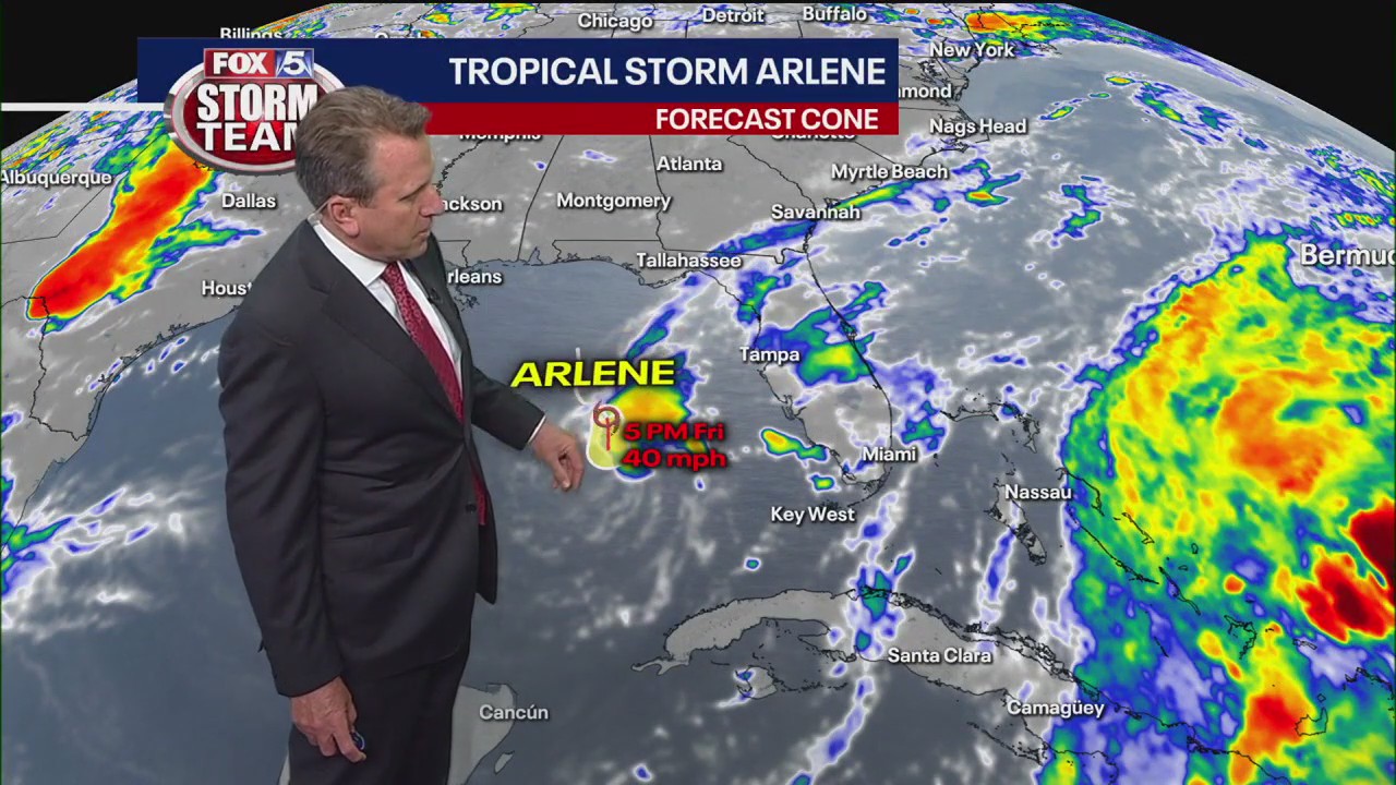 Tracking Tropical Storm Arlene