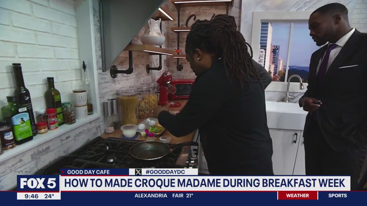 Making a Croque Madame!