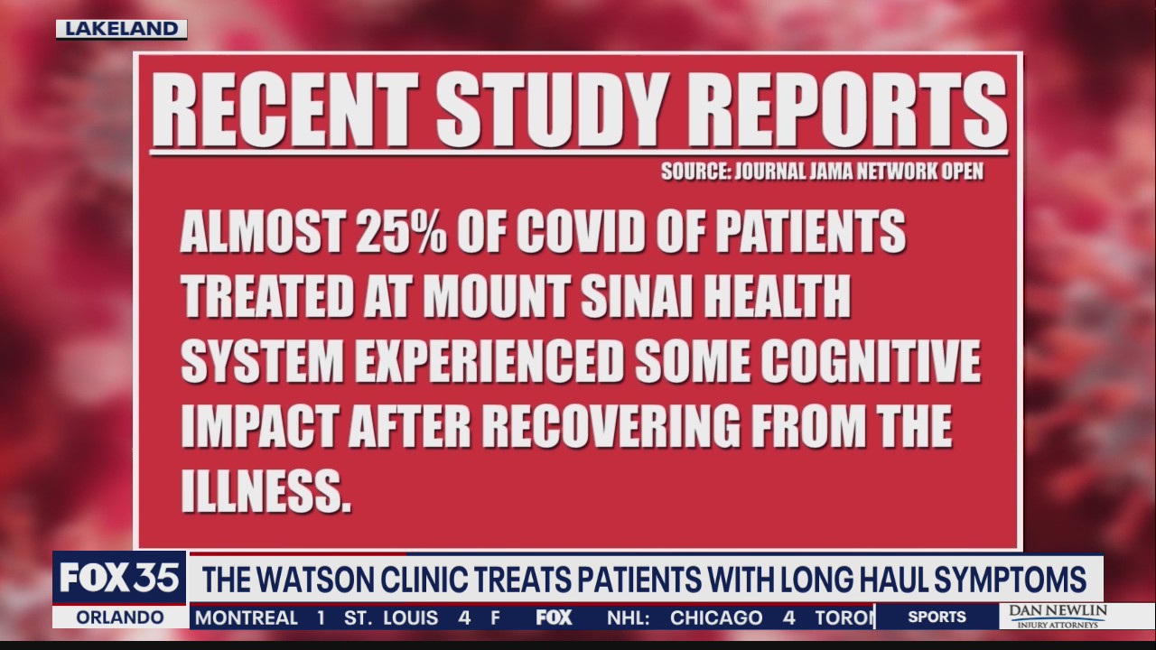 Watson Clinic treats patients with long-haul COVID symptoms