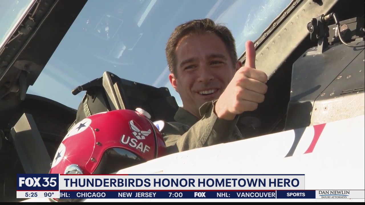 Seminole County 'Teacher of the Year' flies with Thunderbirds