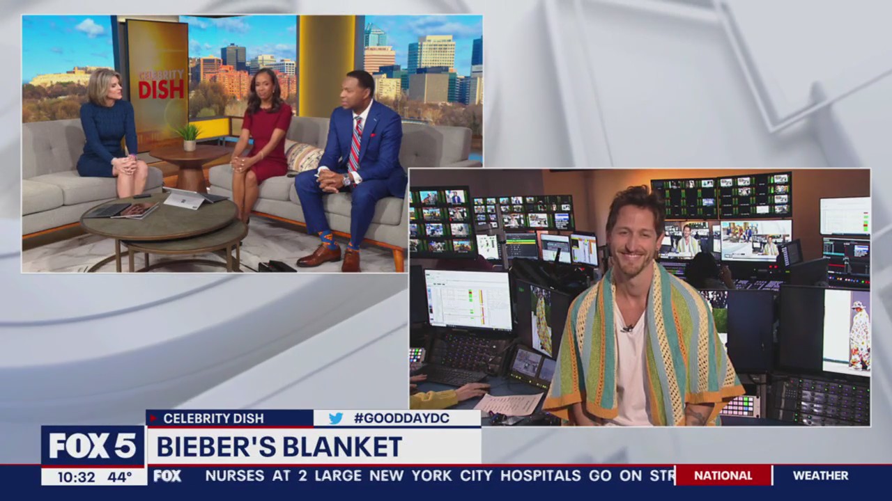 Justin Bieber's blanket look inspires Producer Chris