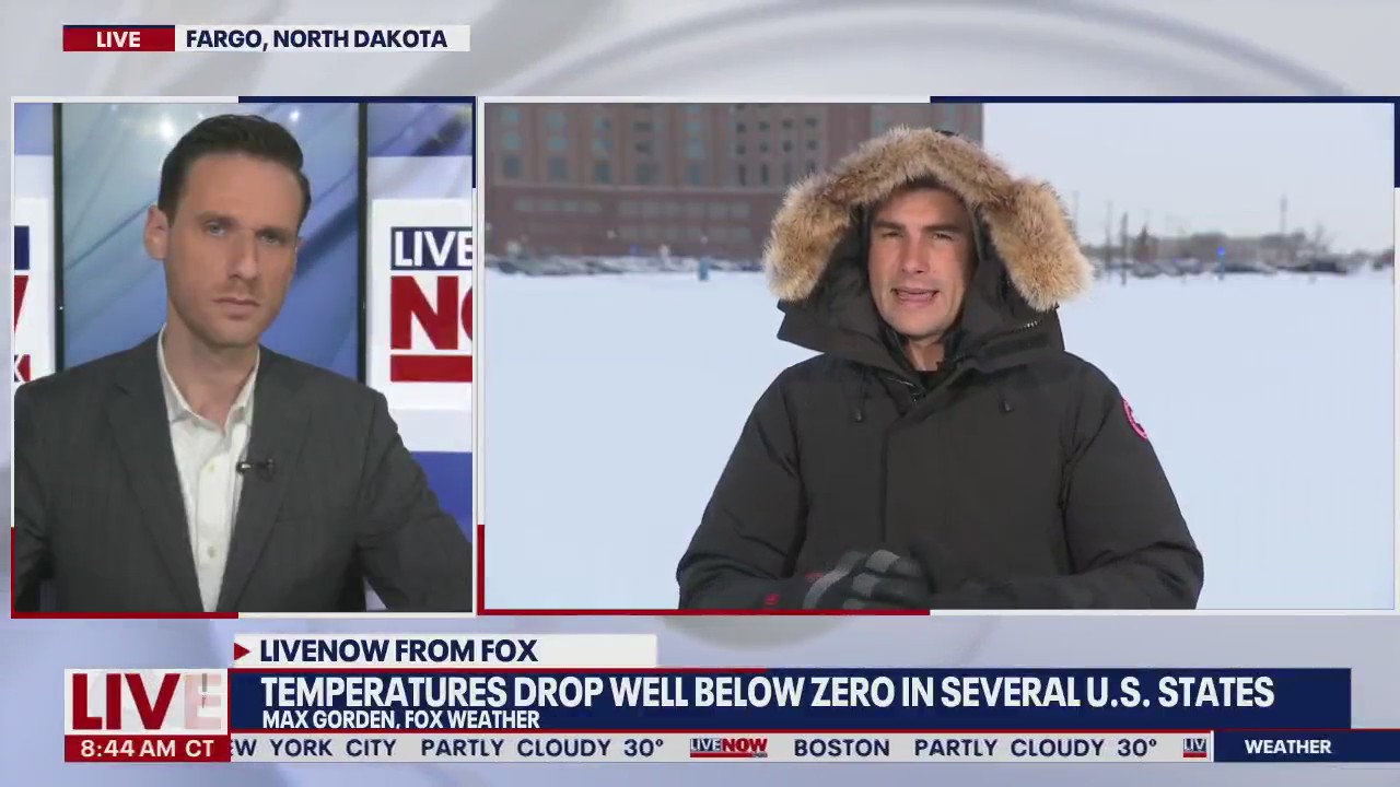 Temperatures dip well below freezing in several states