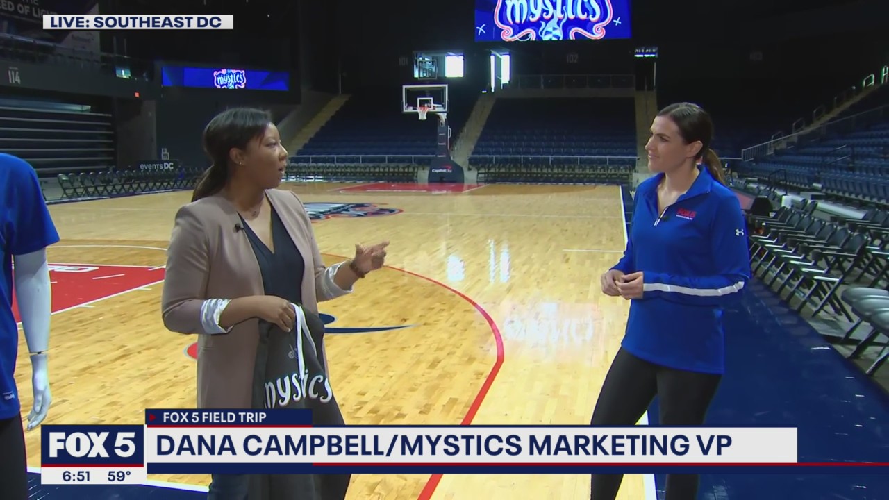 FOX 5 Field Trip: Mystics get ready for season opener